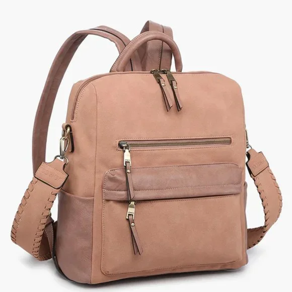 Jen & Co | Bags | Nwt Vegan Suede Backpack With Guitar Strap  display picture 1
